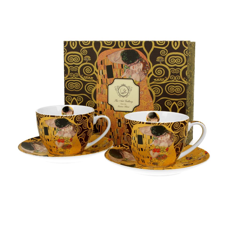 5902693933434 G. Klimt The Kiss Brown Սուրճի բաժակ 2h